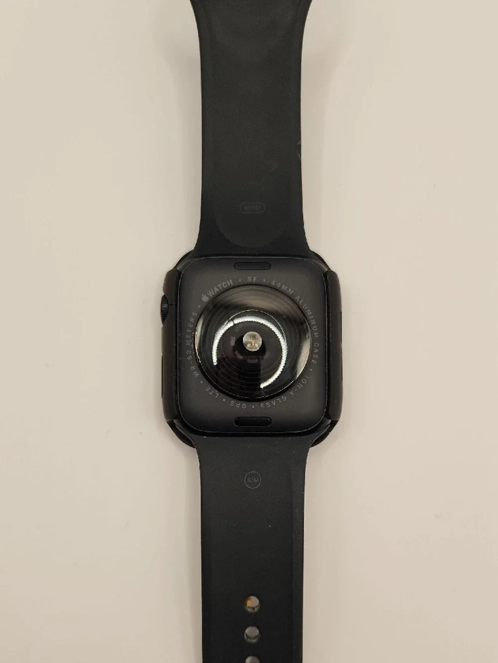 Apple Watch Black Silicone Band with Matching Protective Case